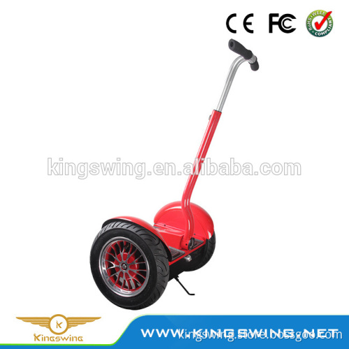 Big wheels 1600w powerful self-balancing mobility electric scooter Standing two wheel balance skateboard with handrail off road